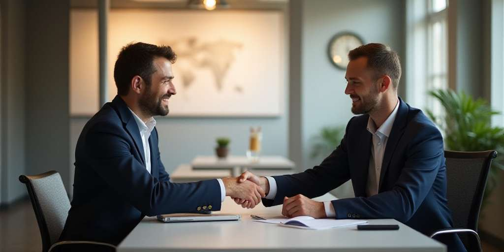 Persona trabajando como closer de ventas desde casa