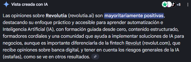 REvolutia IA Opiniones